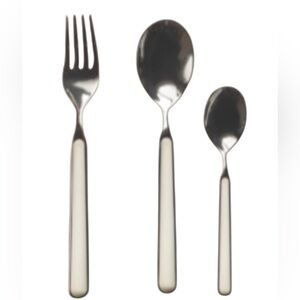 Mepra FANTASIA 3 pcs flatware set in White